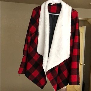 Never worn or washed buffalo plaid jacket!